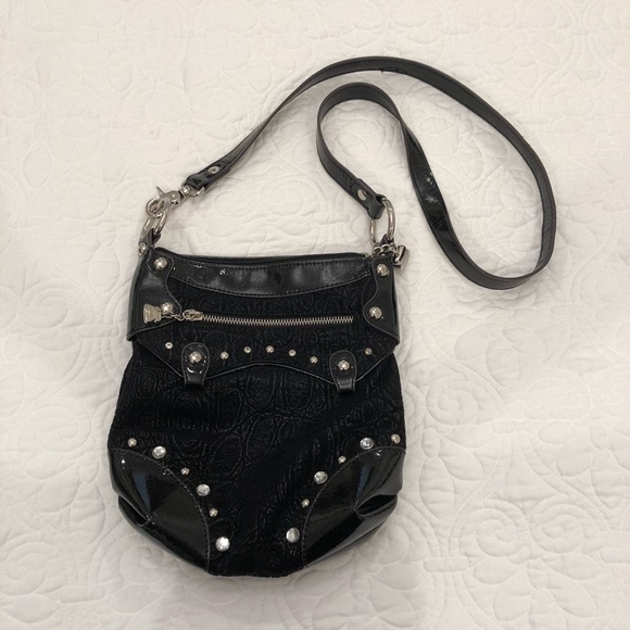 Kathy Van Zeeland Bags Kathy Van Zeeland Black Studded Crossbody
